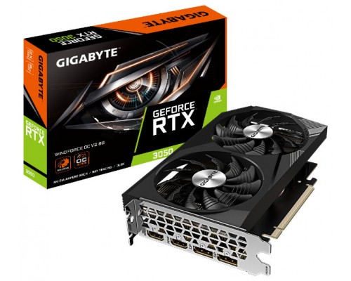 Gigabyte GeForce RTX 3050 WINDFORCE OC V2 8G NVIDIA 8 GB GDDR6 (Espera 4 dias)